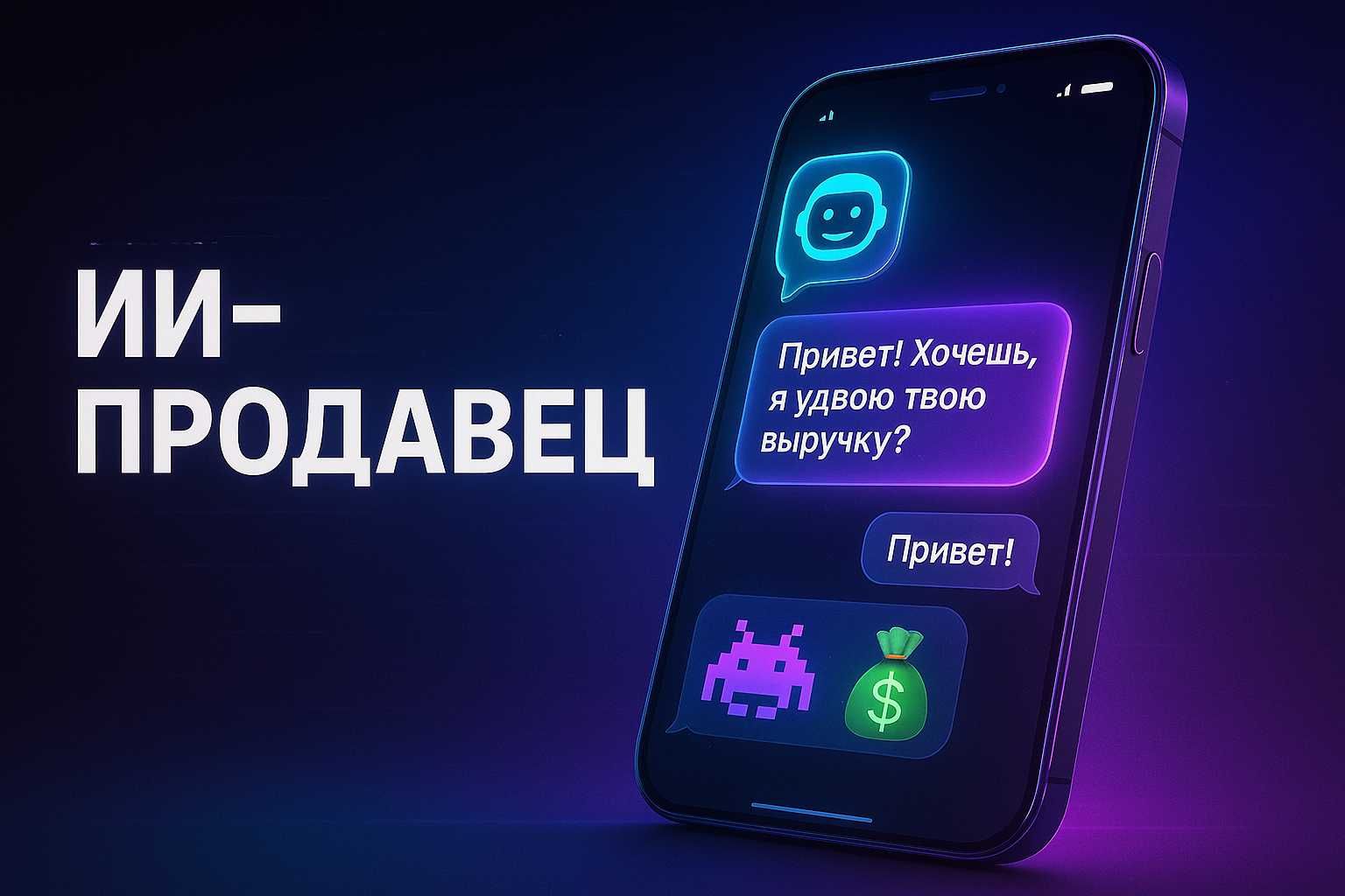 ИИ-чат-бот для автоматизации продаж | Заменит 5-х менеджеров