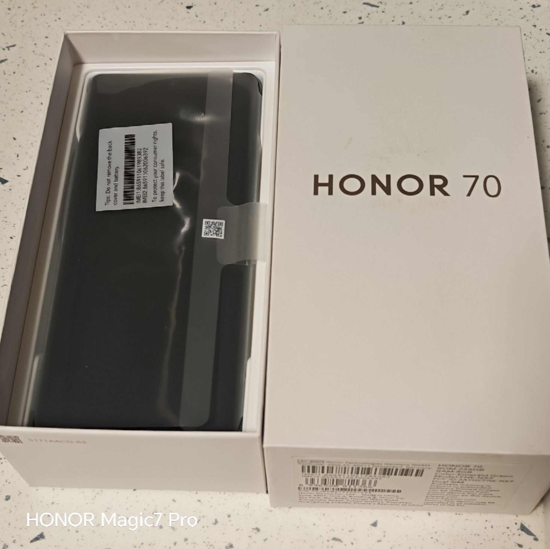 Смартфон Honor 70, Dual SIM, 8GB RAM, 256GB, 5G, Emerald Green