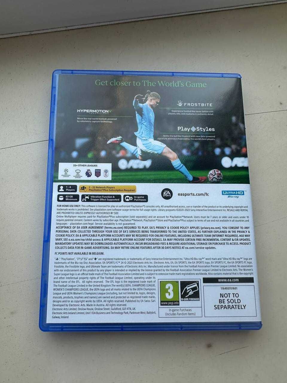 Продам FIFA 24 для playstation 5