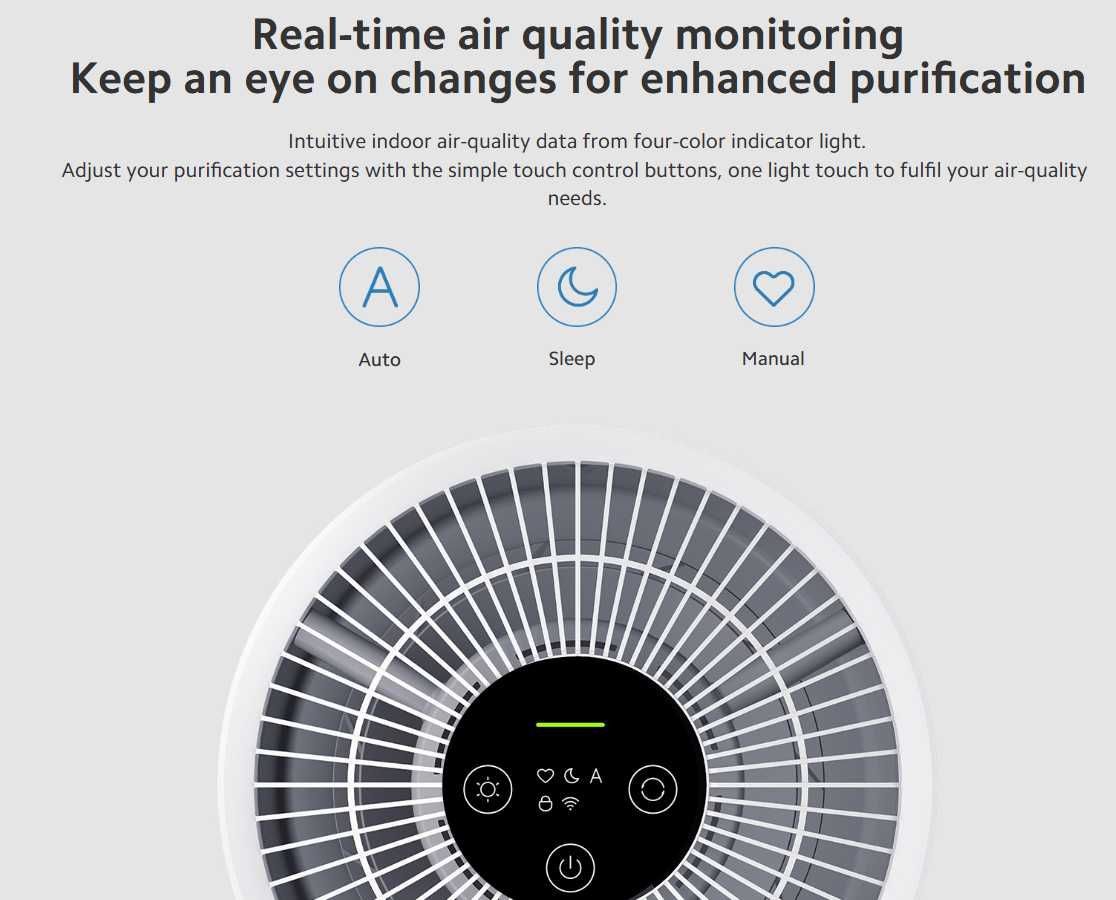 Xiaomi Smart Air Purifier 4 Compact HEPA очиститель воздуха до 48м²