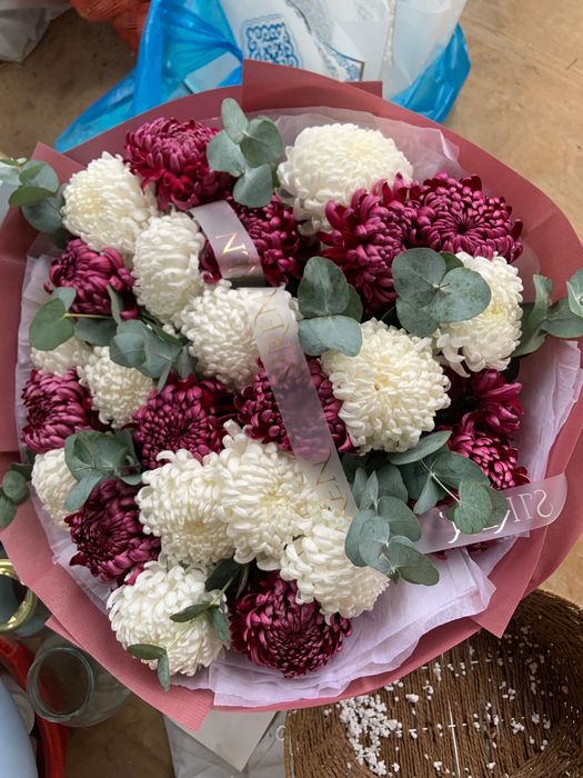 Свежий букет объемный