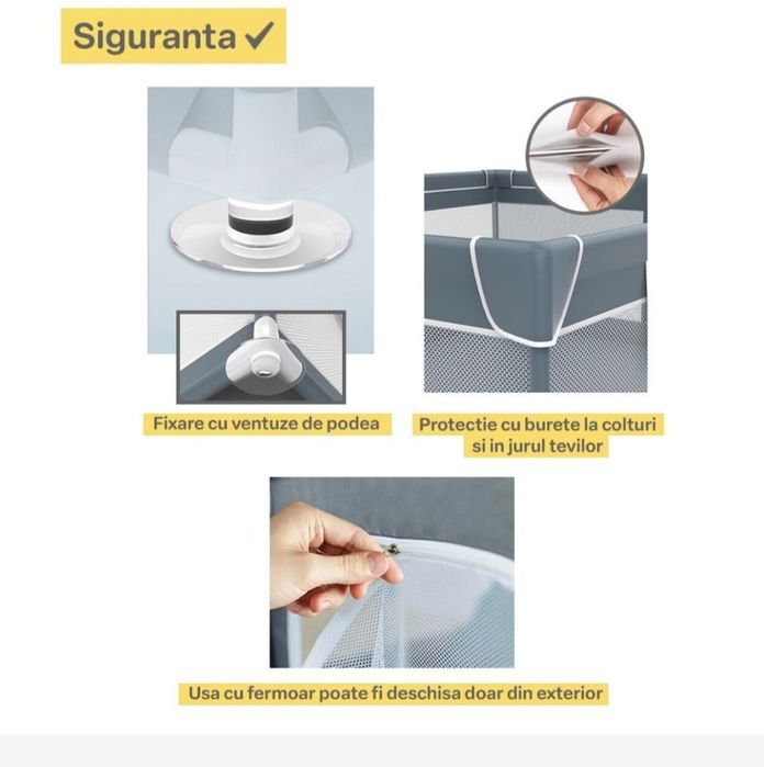 Țarc joacă pentru bebeluși și copii, marca Pepita