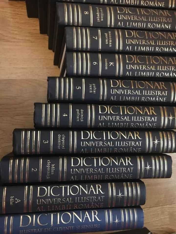 Dictionar Universal ILUSTRAT Al Limbii ROMANE VOL.1-12 A-Z"