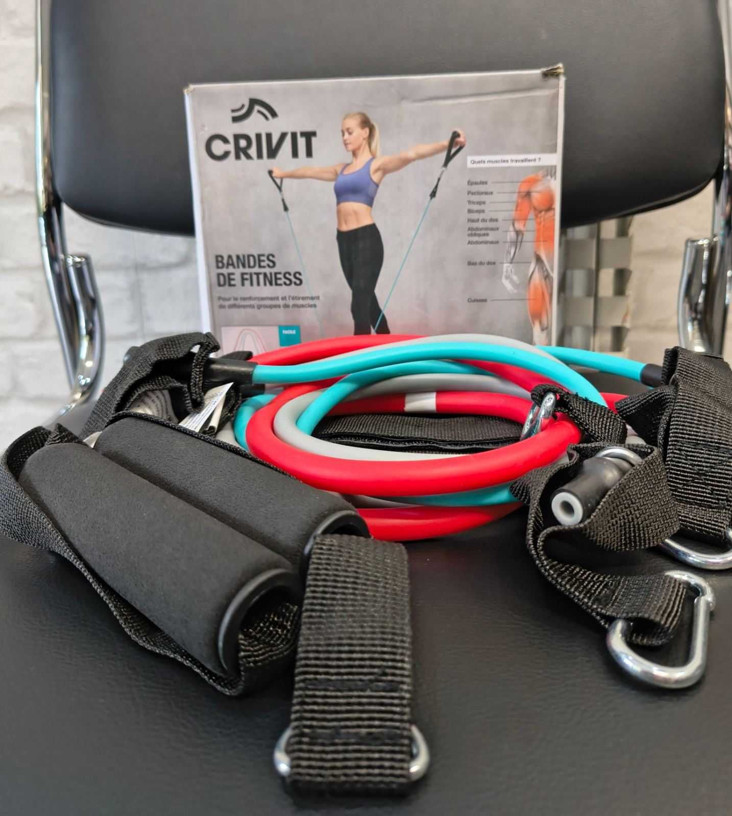 Комплект фитнес ленти CRIVIT 3 броя - Нов!