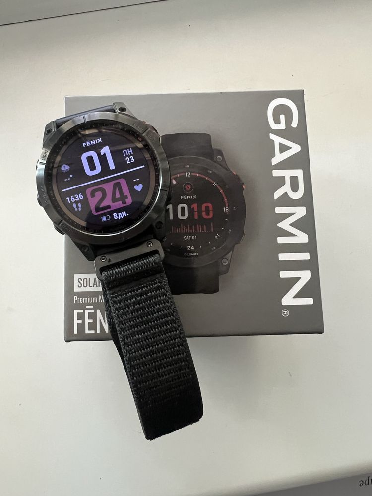 Часы Garmin fenix 7 Solar