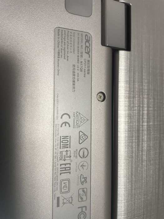 Laptop 3in1 acer chromebook spin11