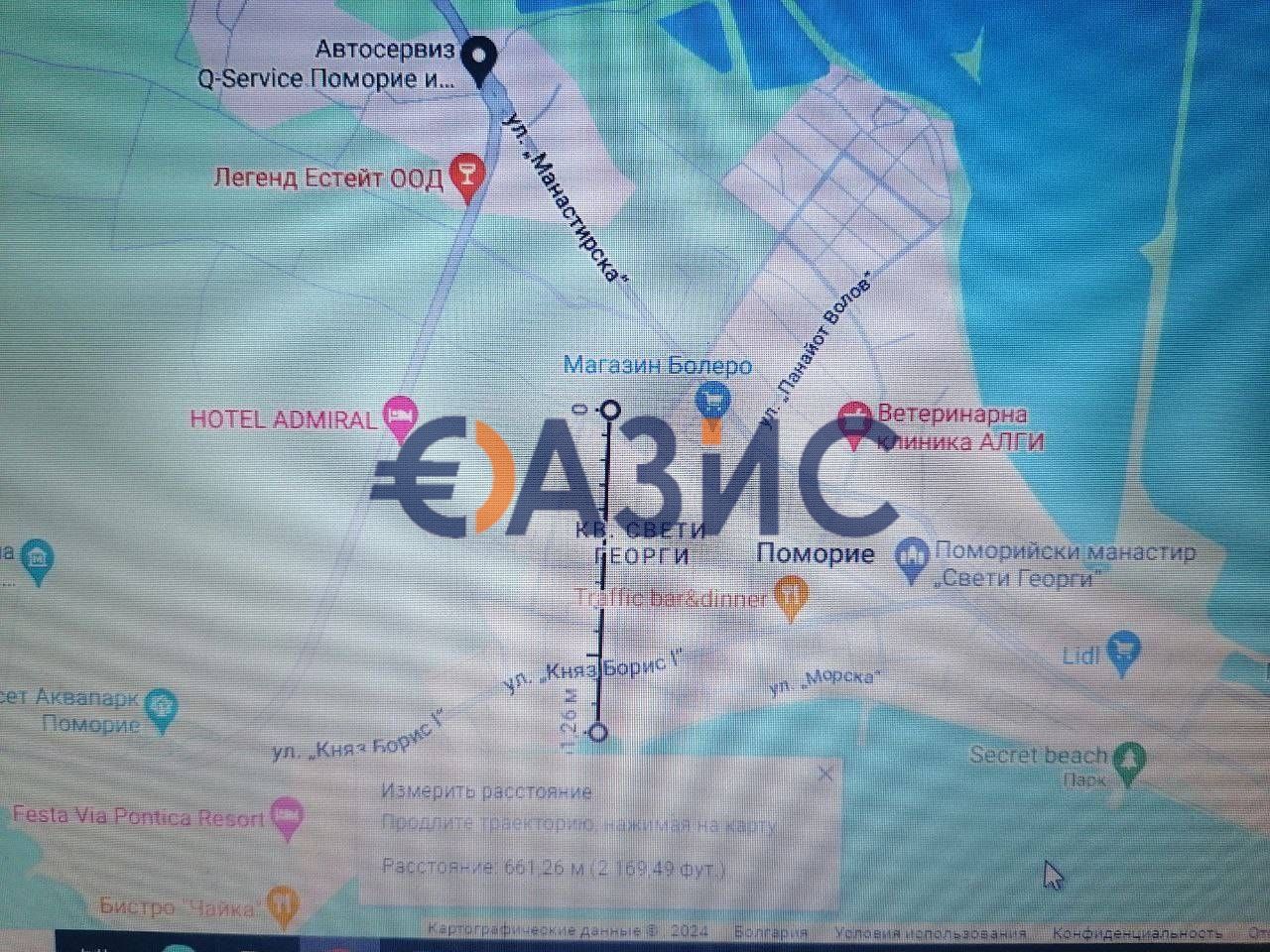 Земеделска земя 700 метра от морето, Поморие, м. Палеокастро, България