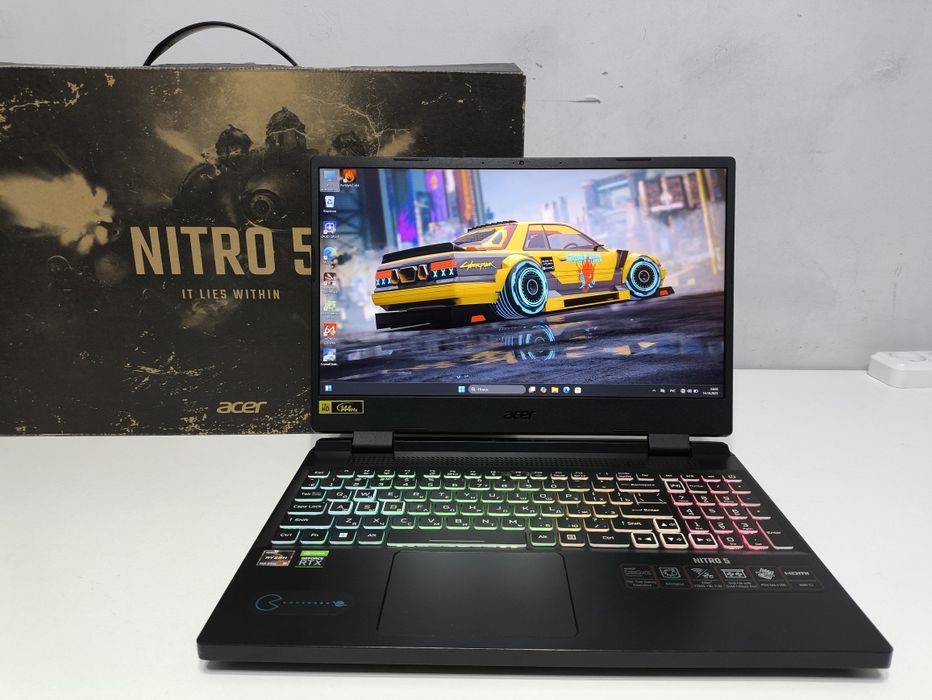 Мощный игровой ноутбук Acer Nitro 5 (Ryzen 5 6600/16GB DDR5/RTX 3070)