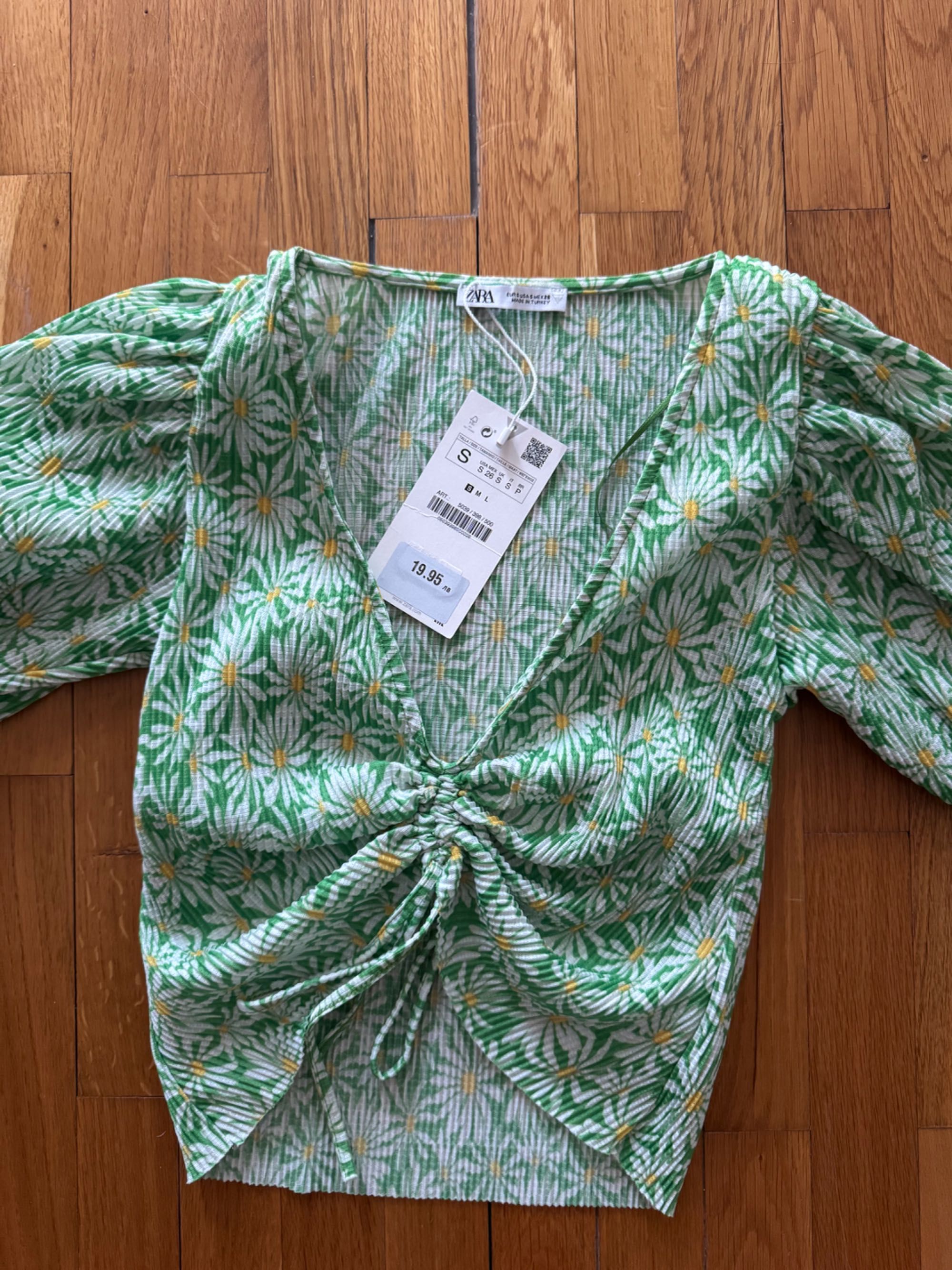 Дамска близа с връзки Zara
