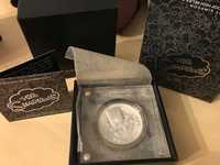 Vand moneda de argint 999 garantat prin certificat de autenticitate