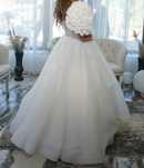 Rochie de mireasa din organza Lorrys