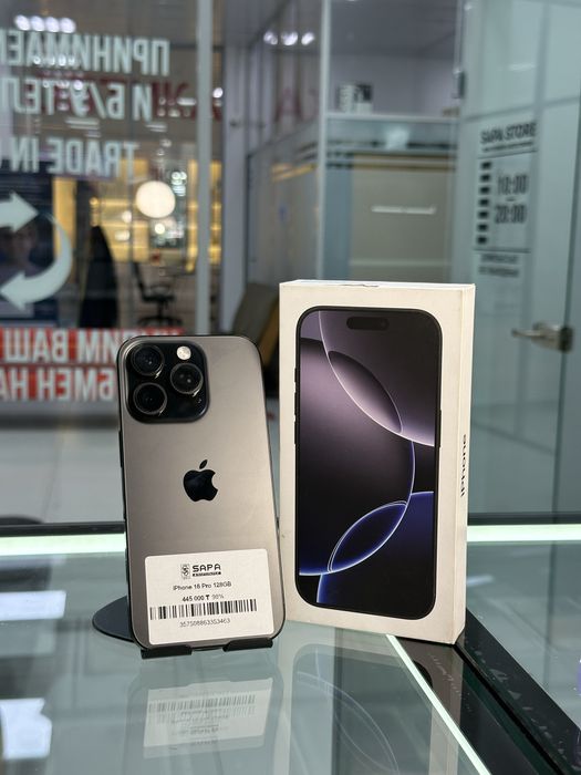 Айфон 16 про черный 98 %