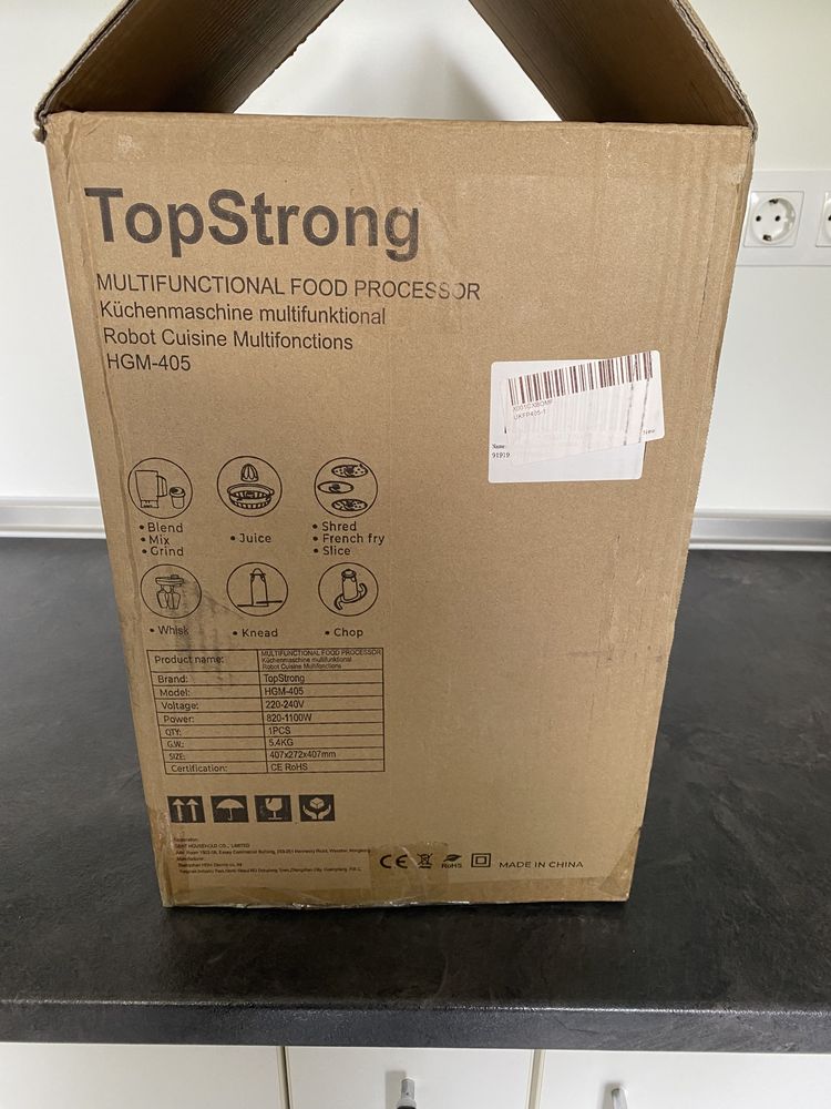 TopStrong Multifunctional food processor 1100 W