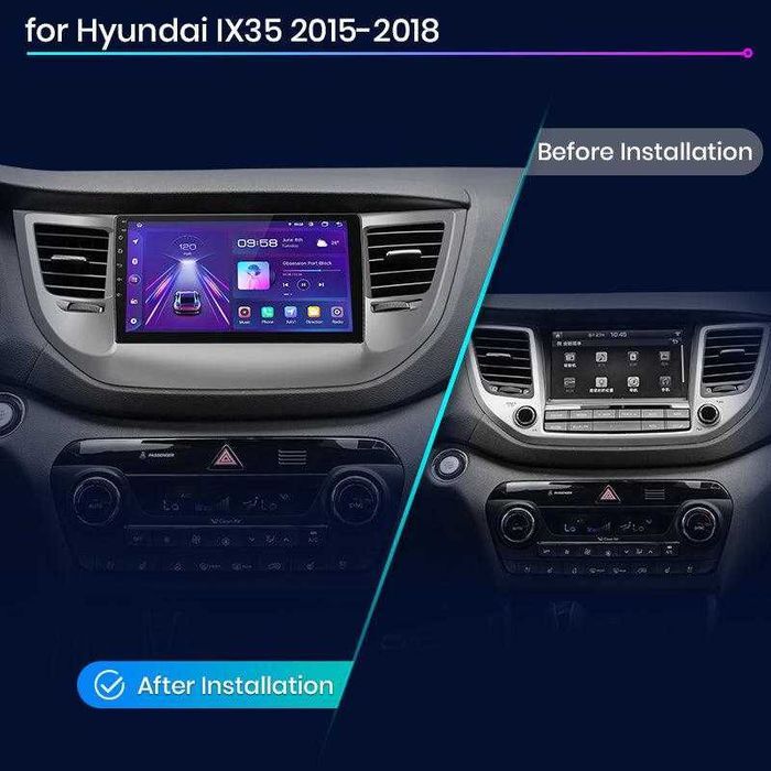 Hyundai ix35 2015г-2018г Мултимедия Навигация Android
