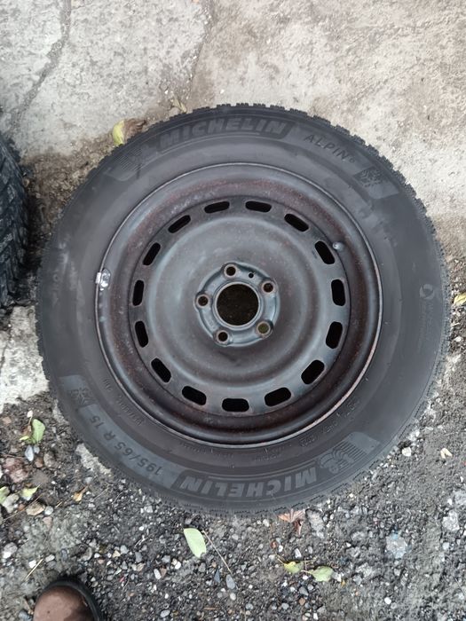 Set roti iarna 195/65 R15 Michelin Alpin 6