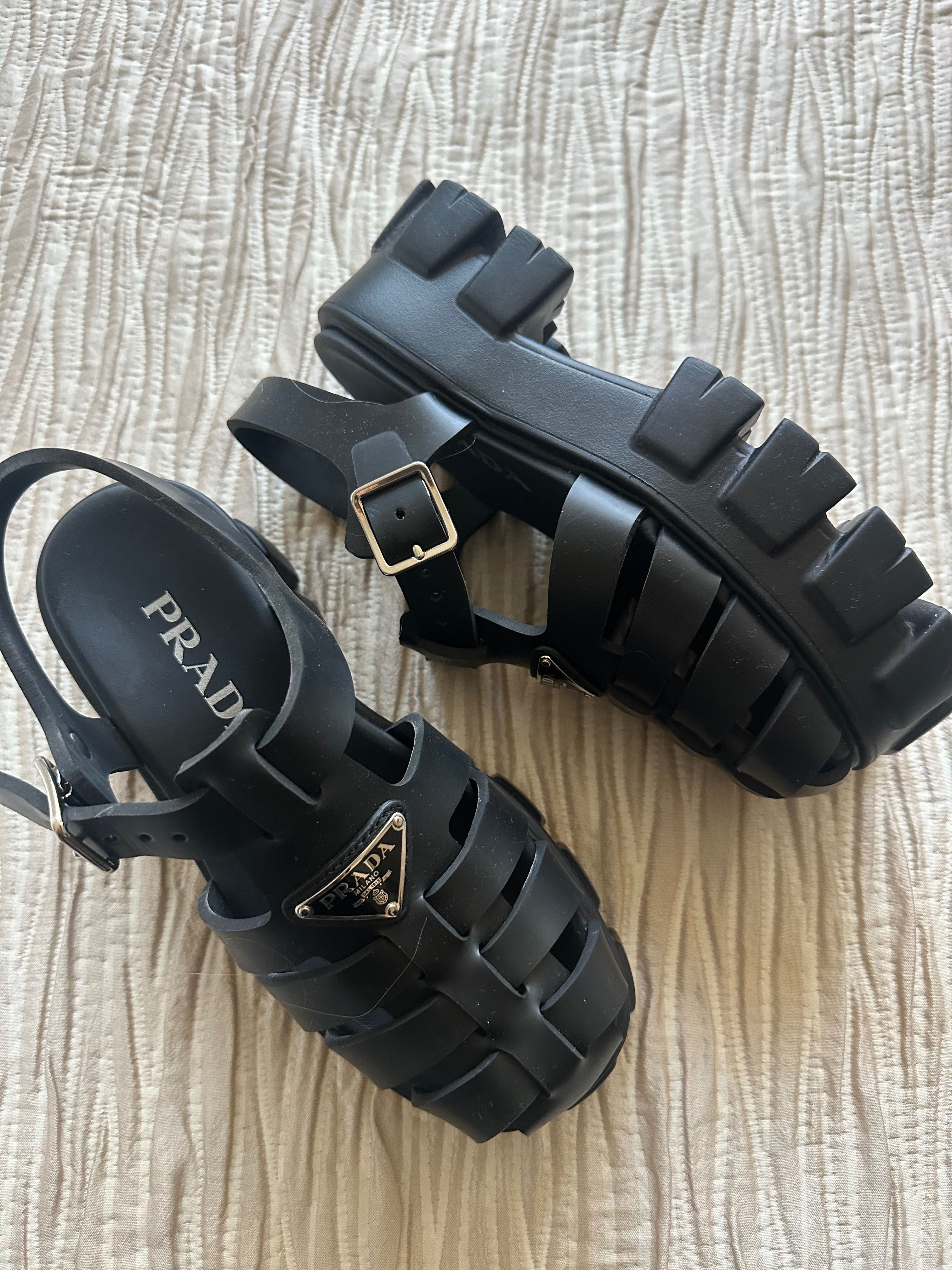 Сандали PRADA черно