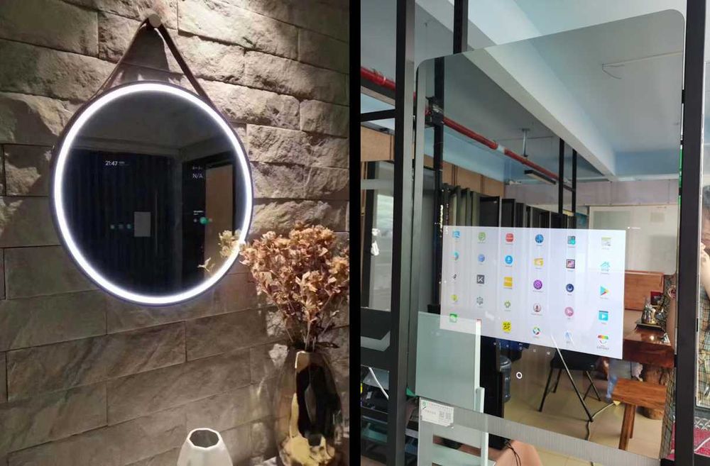 Oglinda SMART cu touch-screen  pentru Birou, Baie, Bucatarie