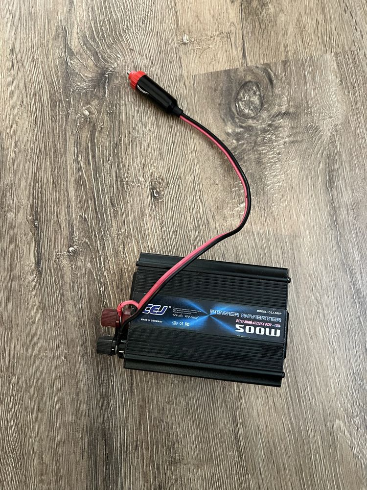Висококачествен Инвертор на напрежение CEJ 12V или 24V - 220V 500W
