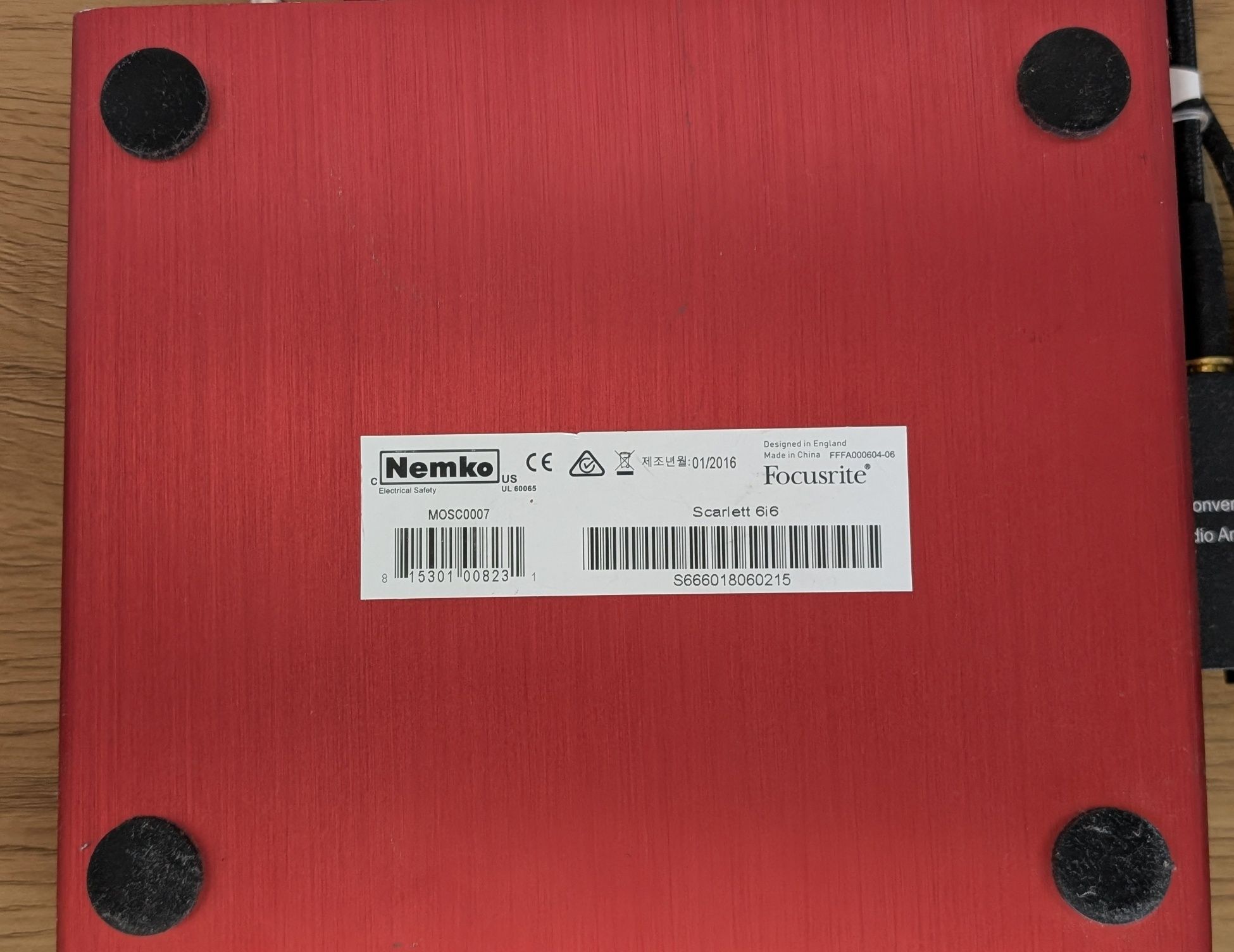 Placă de sunet Scarlett Focusrite 6i6