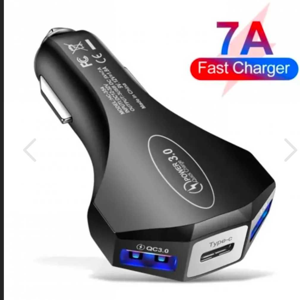 Бързо зарядно за телефон за автомобил и камион 35W 7A Type-c