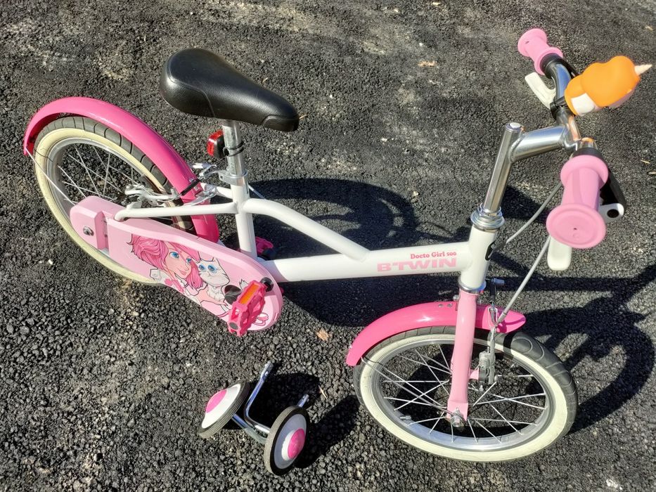 Vând bicicletă B’Twin Docto Girl 500 Decathlon cu roți de 16 inch, rec