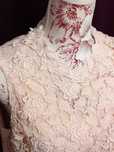 Bluza fara maneci, dama, elegant, ocazie, dantela roz pudrat
