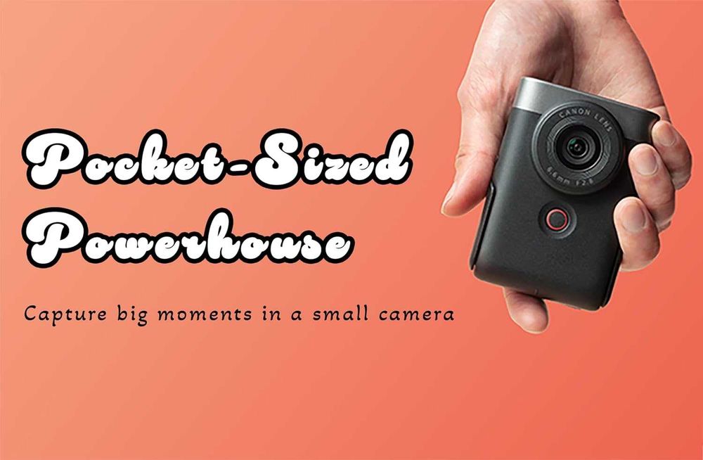 Canon PowerShot влог камера, 4K видео, разпознаване на лица, микрофон