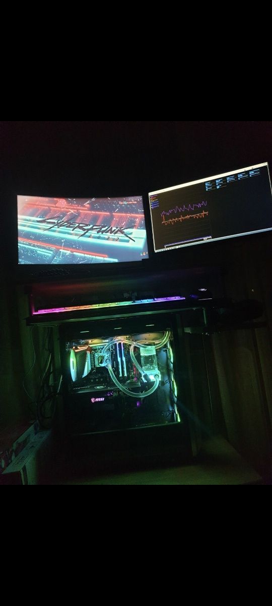 Компютър i5 9600k Z390 32GB 3060Ti 850w EK water 360