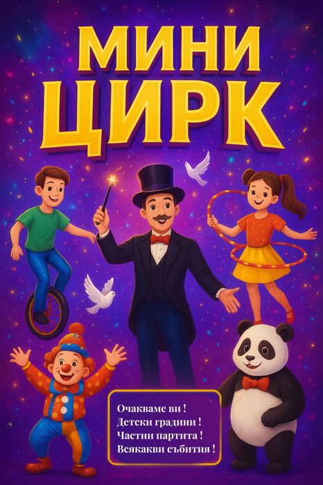 Аниматори за детски градини и събития !