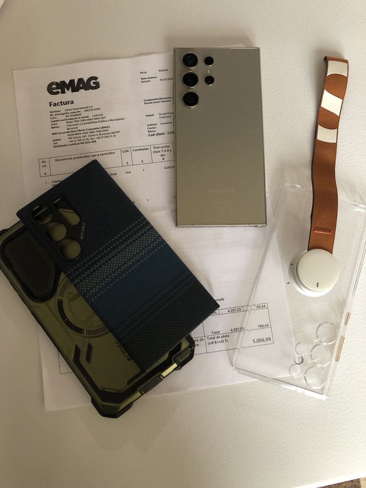 Samsung S24 ultra factura și garanție 19.07.2026