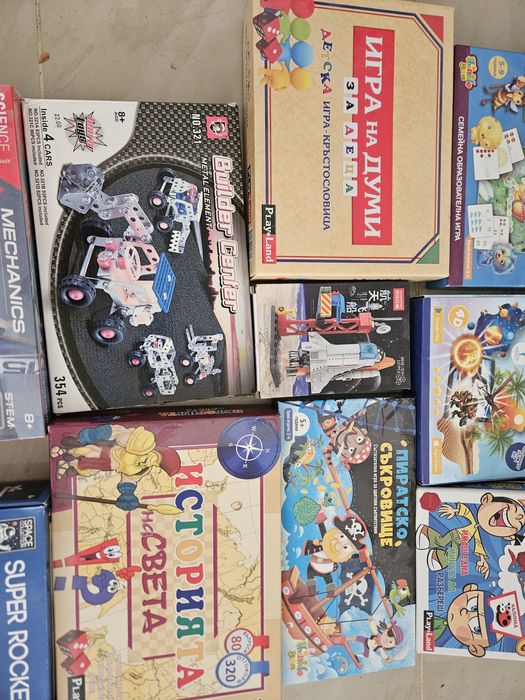 Образователни и настолни игри и конструктори