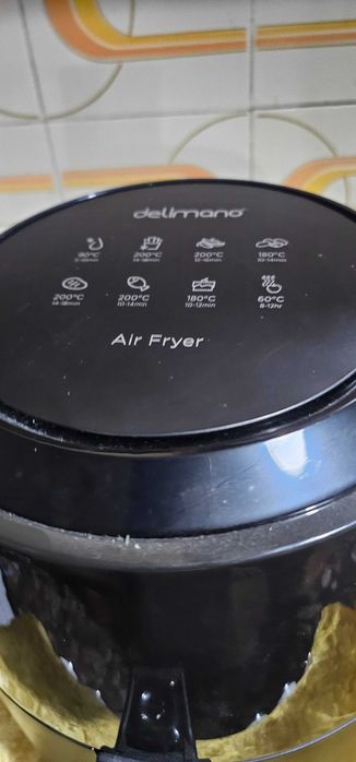 Air fryer deluxe noir