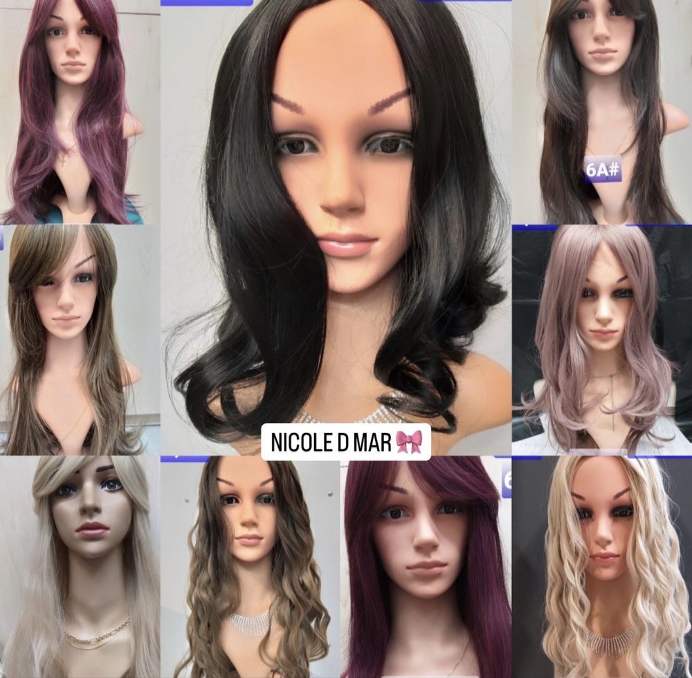 Perucă model scurt/mediu/lung imita parul natural Nicole D Mar