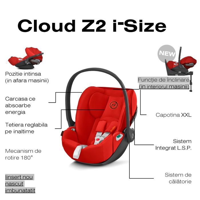 Scoica auto Cybex Platinium Cloud Z2 I-Size