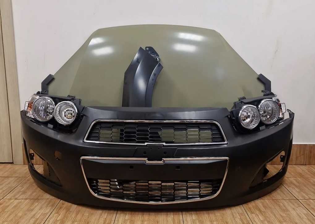 Бампер передний фара капот крылья решетка Chevrolet Aveo