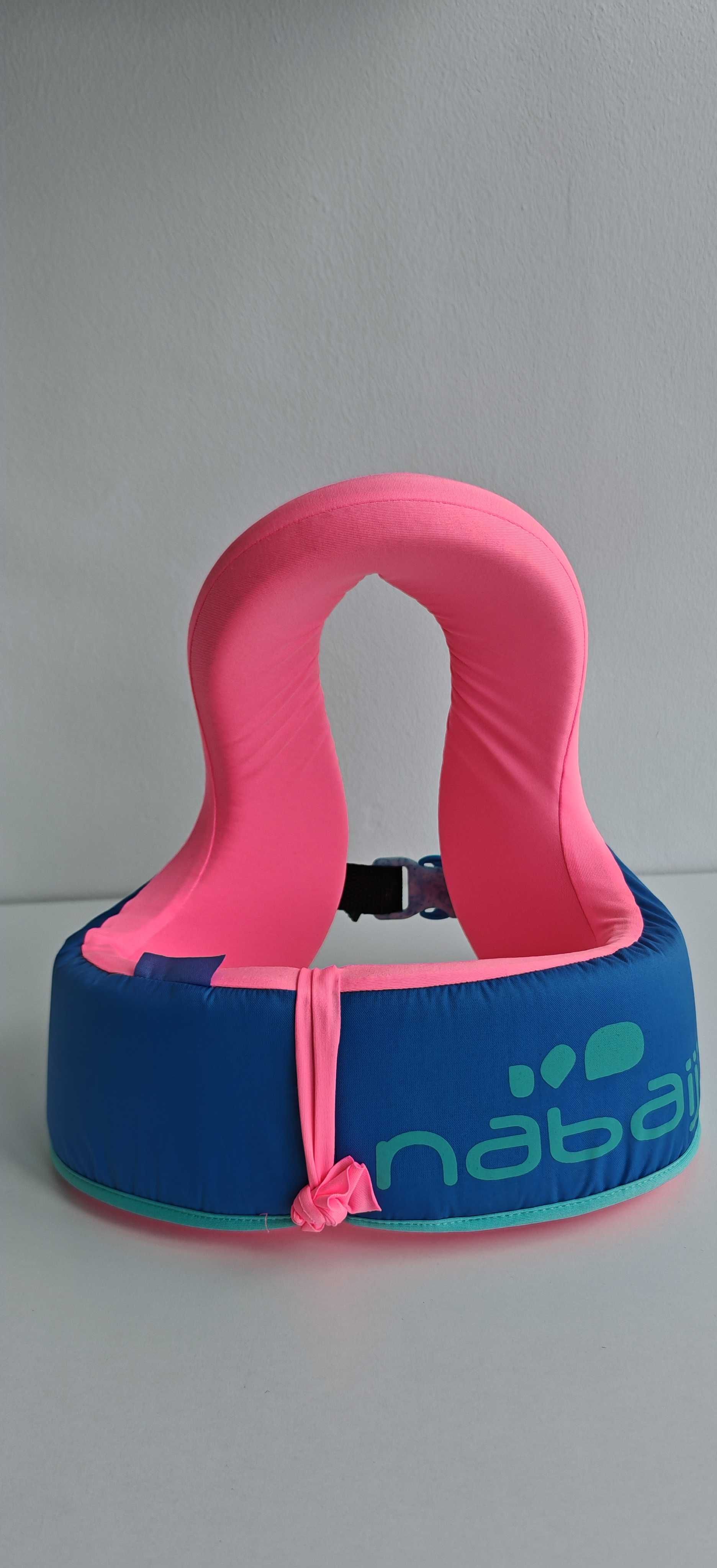 Детска плувна жилетка Nabaiji SWIMVEST+, розов/син от Декатлон