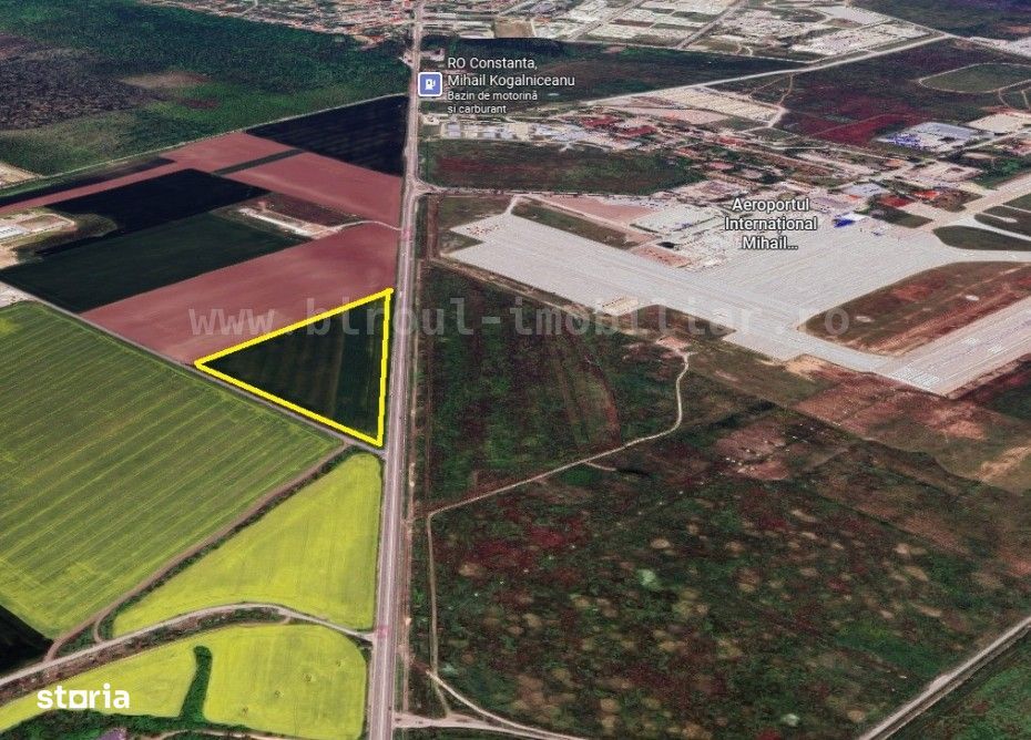 Teren Intravilan 4,5ha – Poziție Strategică vis-à-vis de Aeroport MK