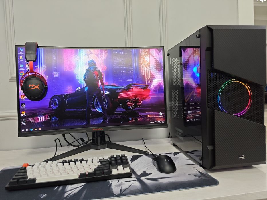 Мощный игровой компьютер Core i7-9700, RTX3080 10Gb, ОЗУ 32Gb, SSD500