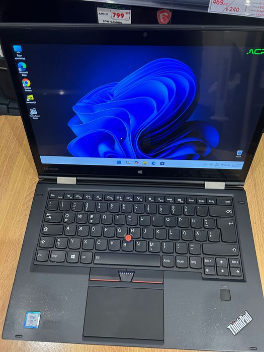 Лаптоп Lenovo X1 Yoga Gen1 i5/16GB RAM/512GB с 3 месеца гаранция! ТЪЧ
