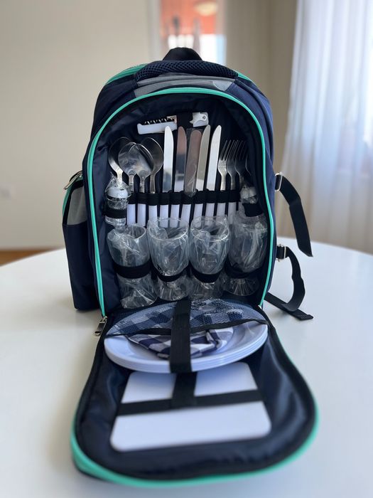 Оборудвана раница за пикник с одеяло за 4-ма души- Morello