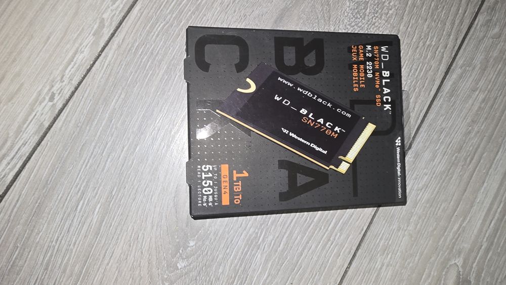 Ssd Wd balck 1 tb
