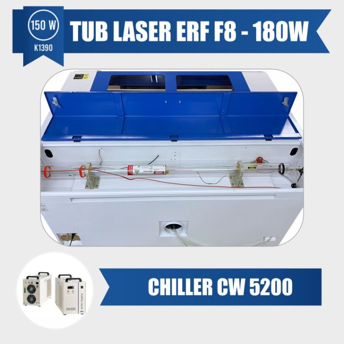 Gravator Laser K1390, Putere 150W, Controler RUIDA 1300x900 mmm