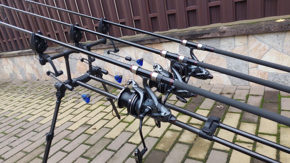 Set complet crap: shimano ci4 xtb 14000, fox mx 3+1, greys 3.90m, jrc