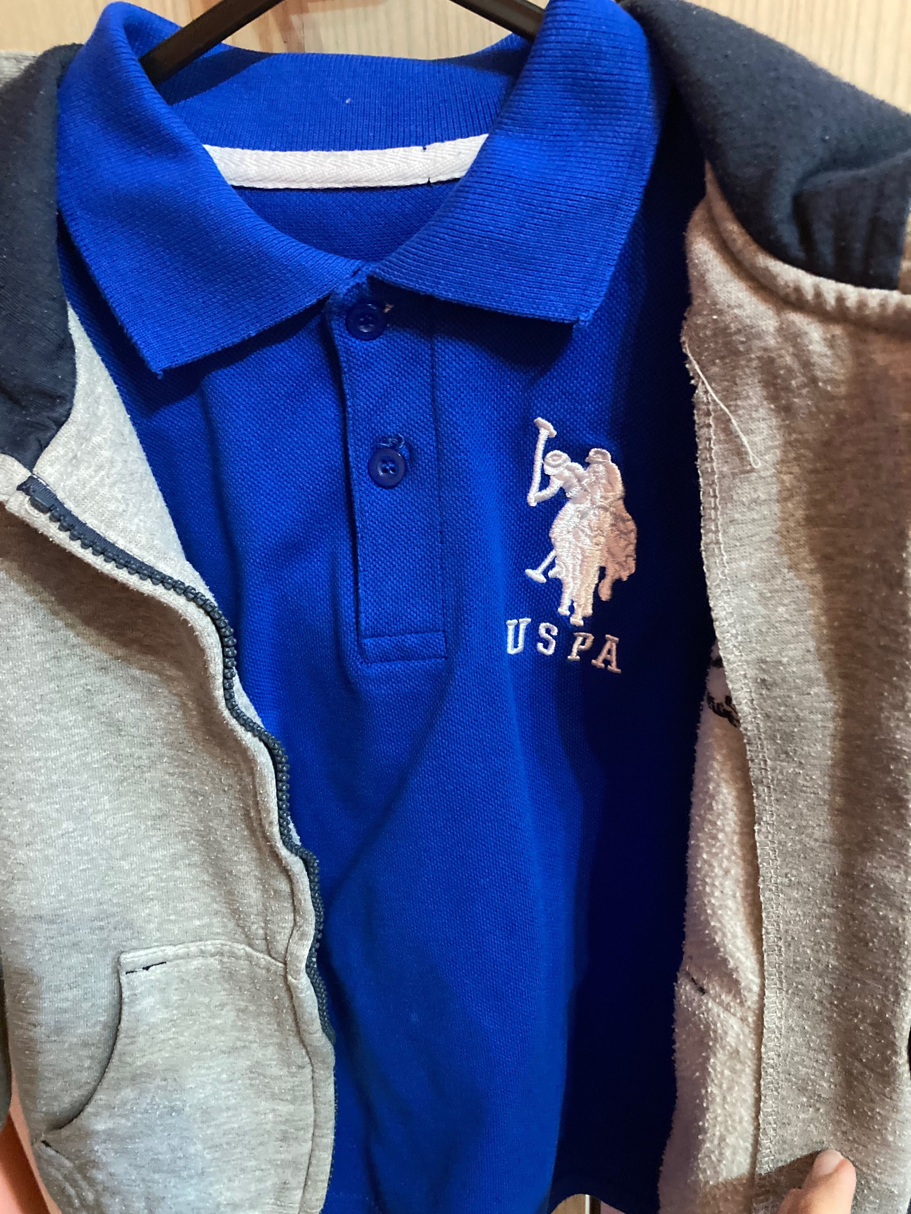 Детски комплект US  Polo Assn Оригинален 7-8год за момче