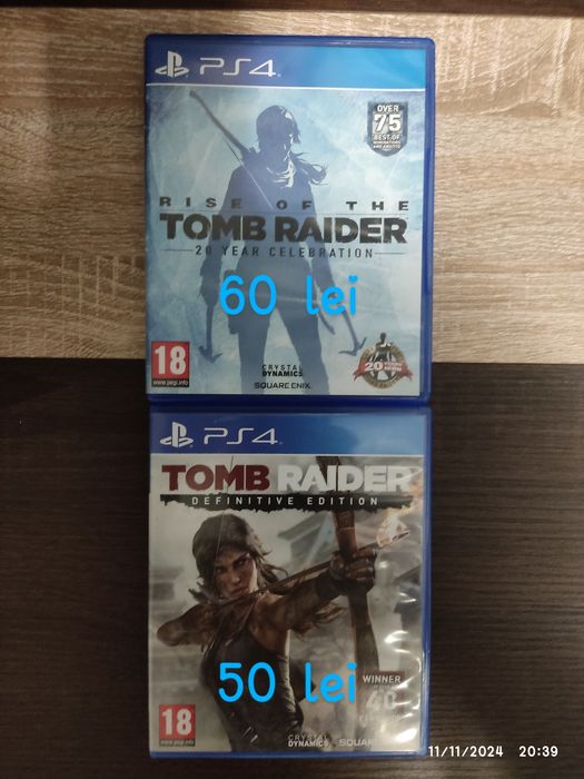 Jocuri PS4 - CD-uri in stare foarte buna nu sunt zgâriate