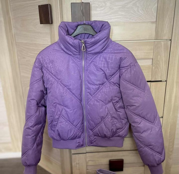 Лилаво зимно яке