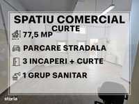 Spatiu Comercial langa Stadion, 77 mp, curte, 3 incaperi, liber |VIDEO