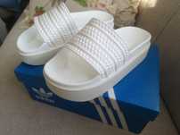 ADIDAS, 40 н. модел Adilette Bonega нови оригинални чехли на платформа