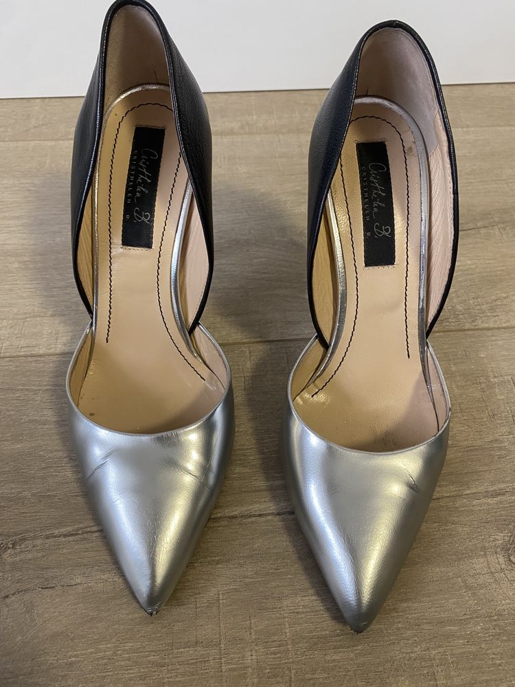 tocuri stiletto piele