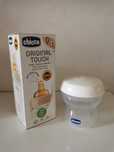 Biberon sticla Chicco+ recipient stocare lapte